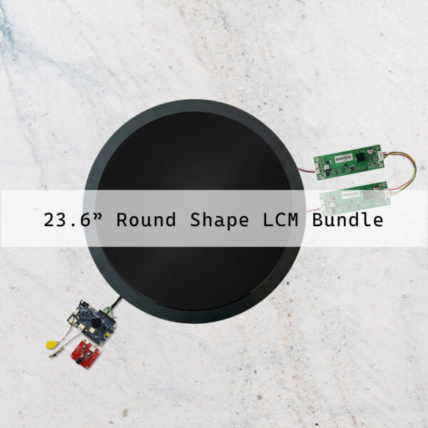 23.6" Round Shape LCD Bundle